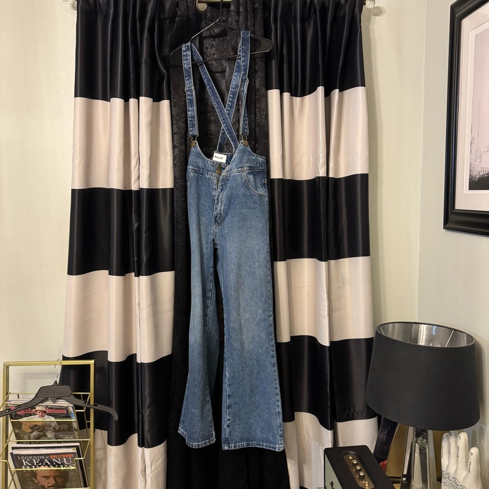 ROLLAA ROLLA’S HIGHWAY OVERALLS CROPPED FLARE JEANS - Picture 4 of 9